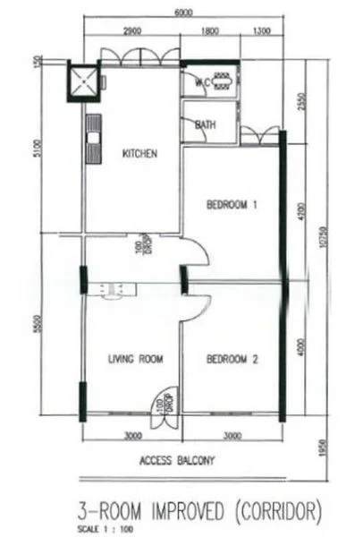 3 Room (3I) HDB for Sale in  9 Haig Road - Image 10