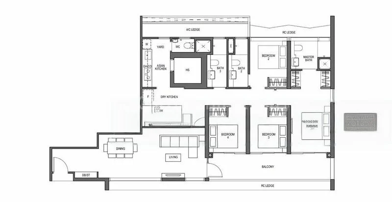 4 Bed Condo for Sale in  Blossoms By The Park - Image 10