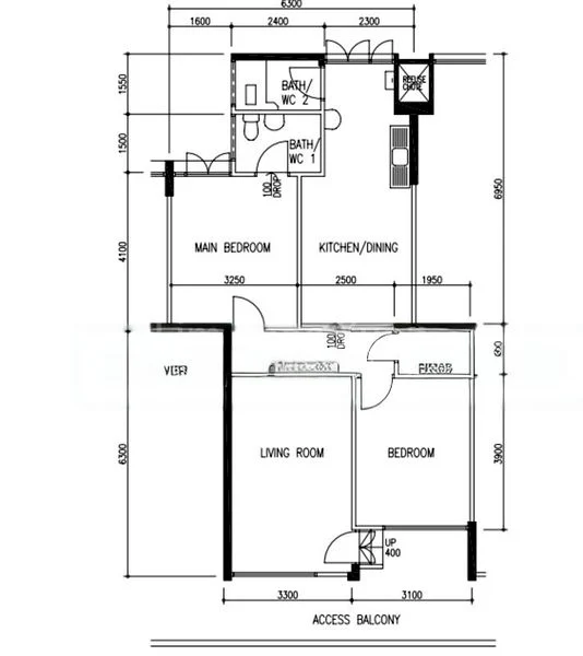 3 Room (3A) HDB for Sale in  271 Tampines Street 21 - Image 5