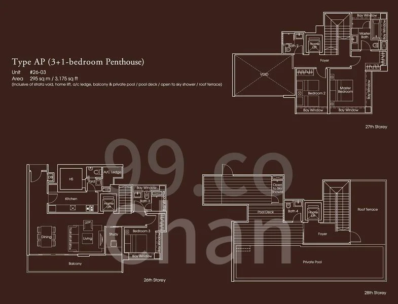 3+1 Bed Apartment (Condo) for Rent in  Iresidences - Image 10