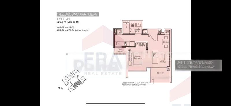 1 Bed Condo for Rent in  Cube 8 - Image 9