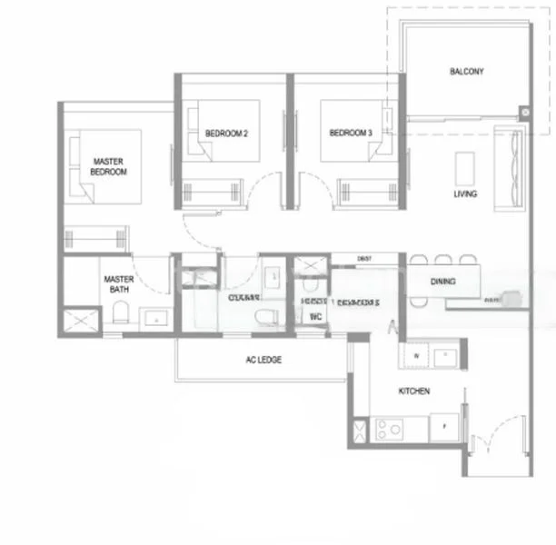 3 Bed Condo for Rent in  Verdale - Image 7