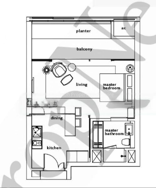1 Bed Condo for Rent in  OUE Twin Peaks - Image 16