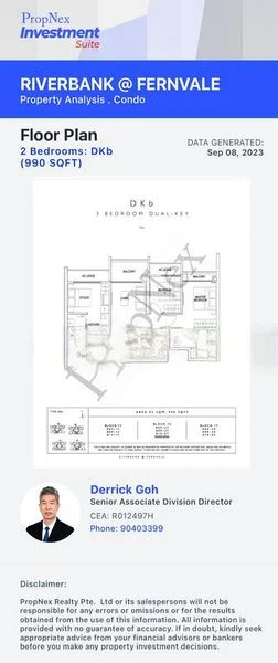 2 Bed Condo for Rent in Riverbank @ Fernvale - Image 8