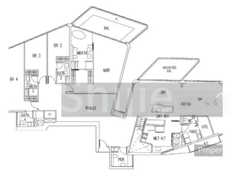 4 Bed Condo for Rent in  D'leedon - Image 12