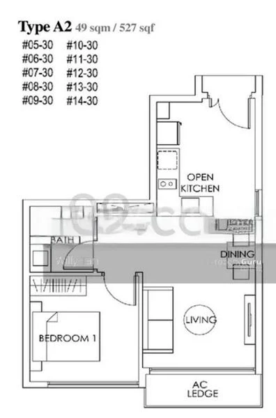 1 Bed Condo for Rent in  Bedok Residences - Image 10