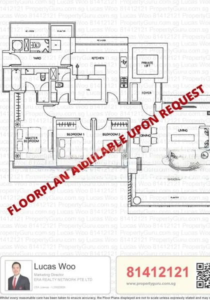 2 Bed Apartment (Condo) for Rent in  The Peak @ Cairnhill II - Image 13