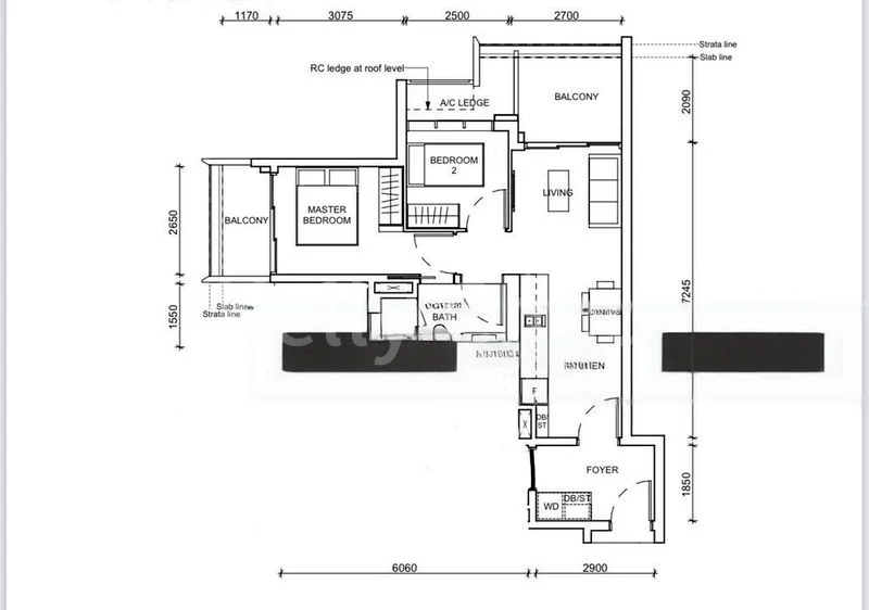 2 Bed Condo for Rent in  Haus on Handy - Image 12