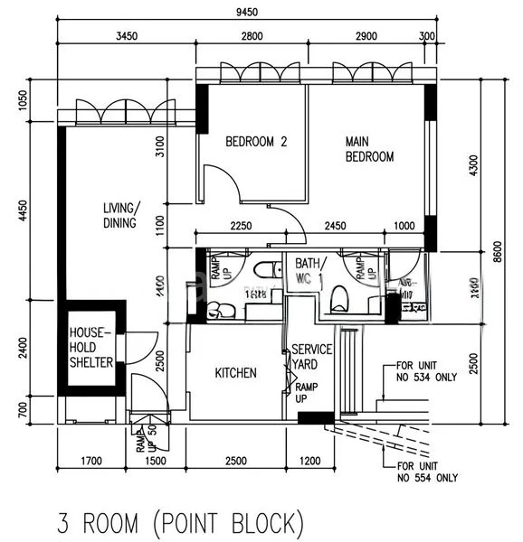 3 Room (3STD) HDB for Sale in  486 Segar Road - Image 18