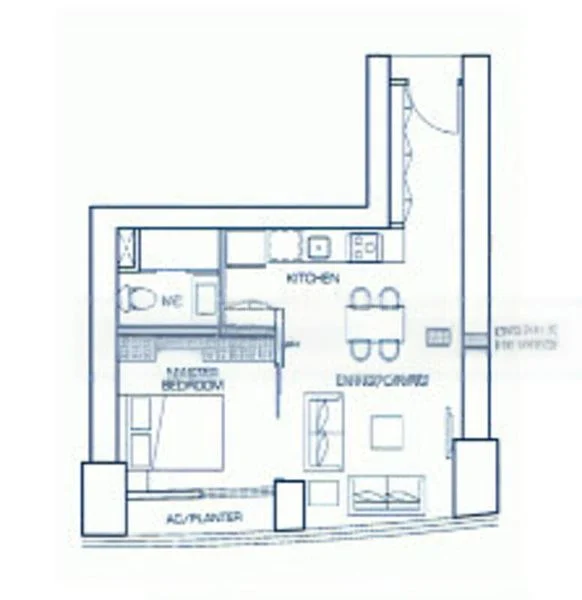 1 Bed Apartment (Condo) for Rent in  The Sail @ Marina Bay - Image 10