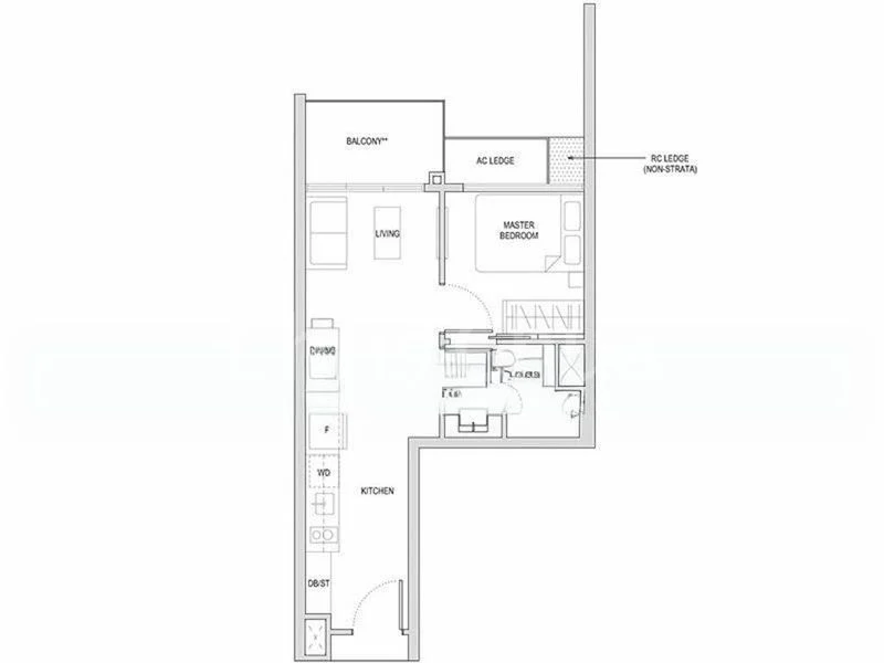 1 Bed Condo for Rent in  Affinity At Serangoon - Image 7