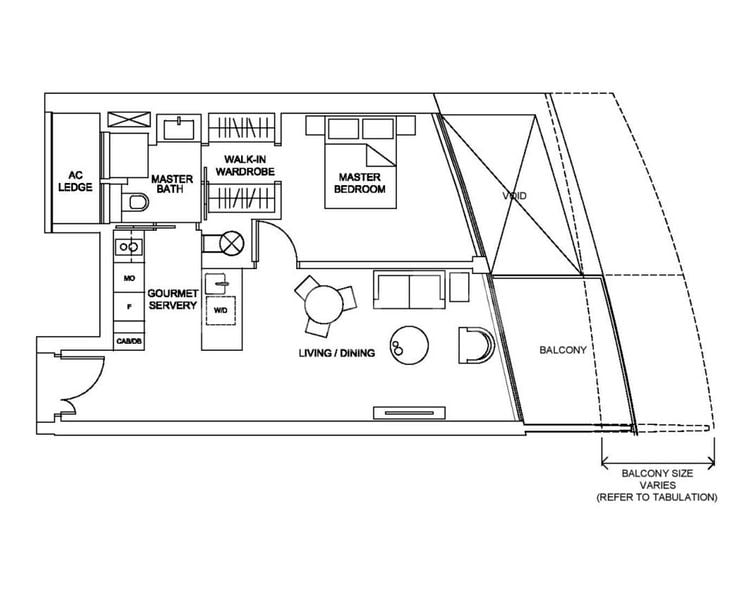 1 Bed Apartment (Condo) for Sale in Marina One Residences - Image 10