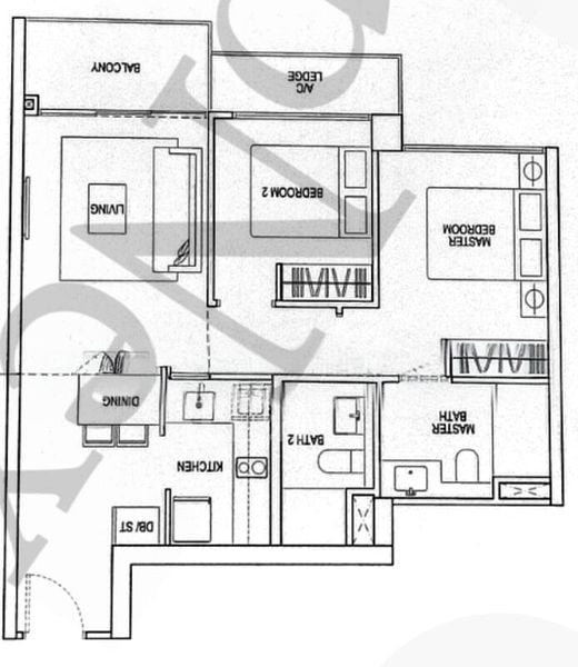 2 Bed Condo for Rent in  Rivertrees Residences - Image 15