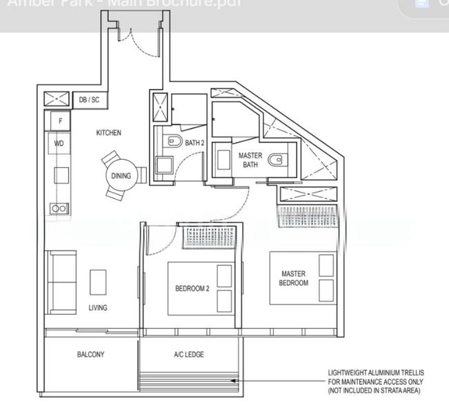 2 Bed Condo for Rent in  Amber Park - Image 7