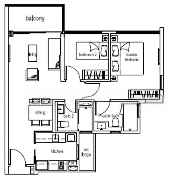 2 Bed Condo for Sale in  Tree House - Image 5