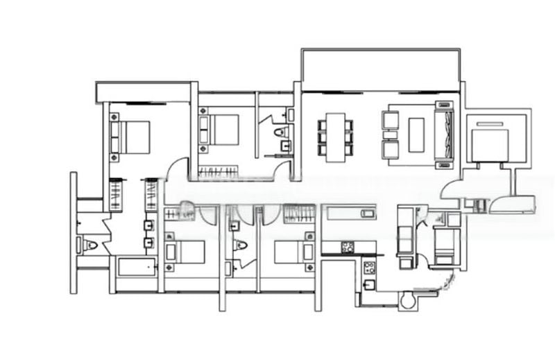 4 Bed Condo for Rent in  Ardmore II - Image 20