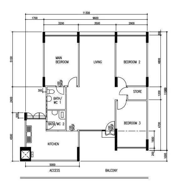3 Room (3STD) HDB for Sale in 637 Veerasamy Road - Image 12