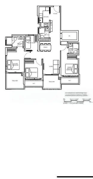 4 Bed Condo for Sale in  Guillemard Suites - Image 19