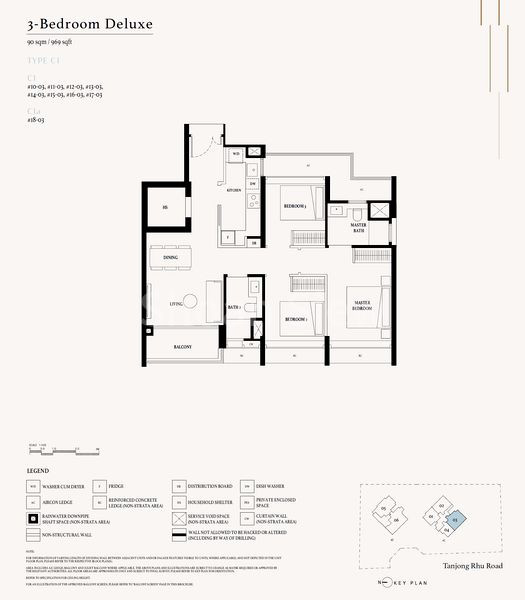 3 Bed Condo for Sale in Arina East Residences - Image 9