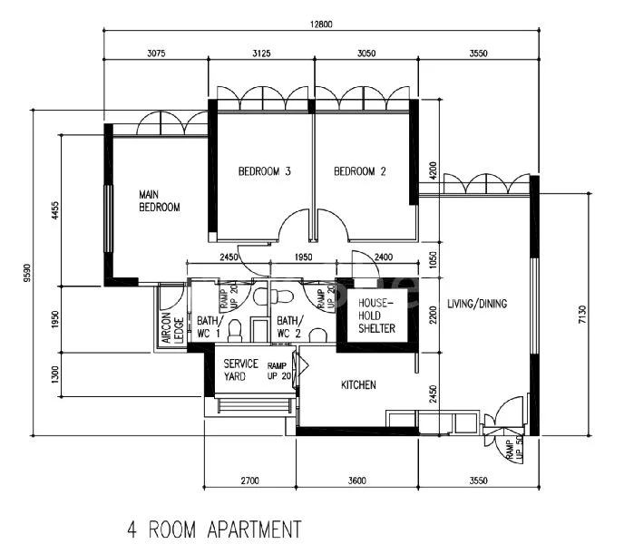 4 Room (4A) HDB for Rent in  28 Ghim Moh Link - Image 8