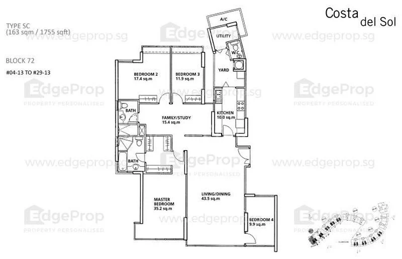 4 Bed Condo for Sale in Costa Del Sol - Image 12