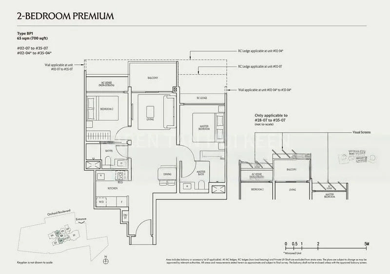 2 Bed Condo for Sale in  UPPERHOUSE at Orchard Boulevard / Orchard Boulevard - Image 13