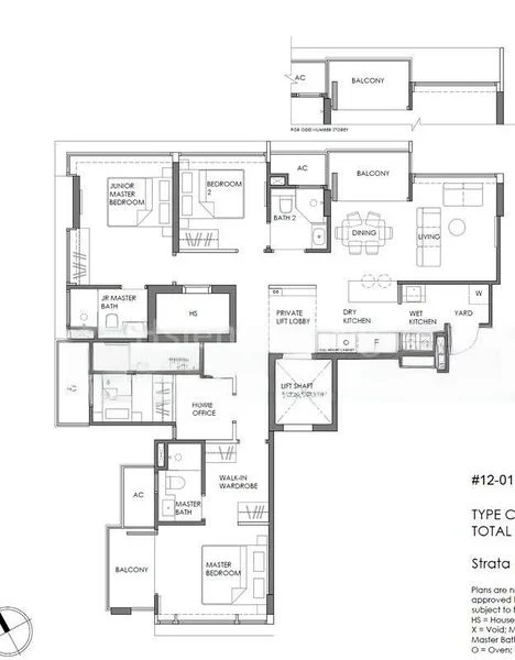 4 Bed Apartment (Condo) for Sale in  Enchanté - Image 20