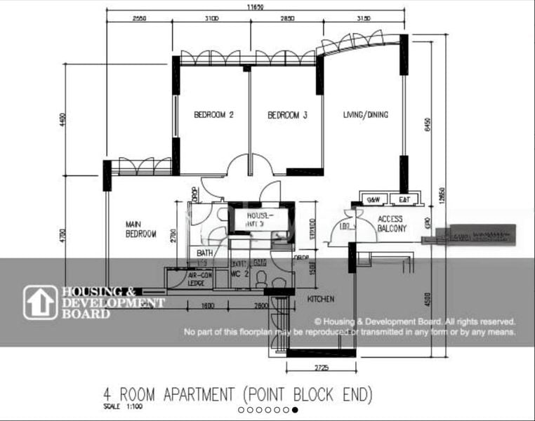 4 Room (4A) HDB for Sale in  25B Jalan Membina - Image 7