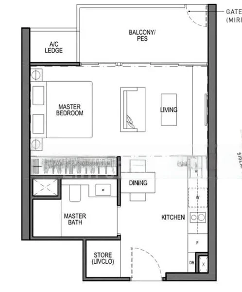 1 Bed Apartment (Condo) for Sale in  Seaside Residences - Image 8