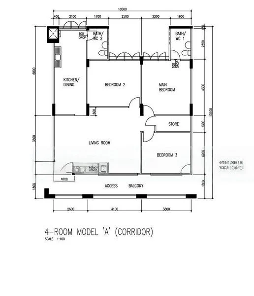4 Room (4A) HDB for Sale in  181 Bishan Street 13 - Image 8