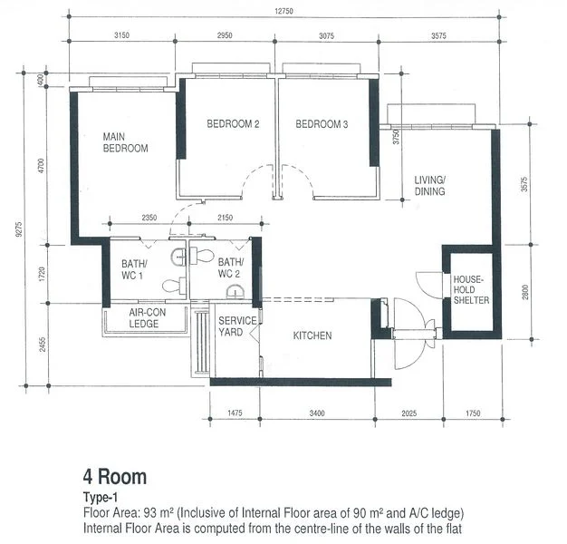 4 Room (4A) HDB for Sale in  Ang Mo Kio Street 23 - Image 17