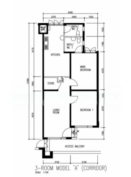 3 Room (3A) HDB for Rent in 205 Bukit Batok Street 21 - Image 10