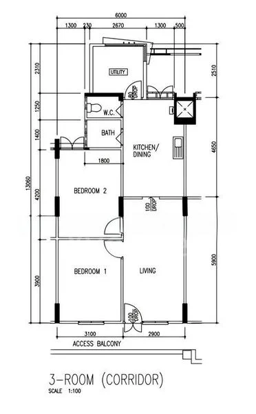 3 Room (3A) HDB for Sale in  28 Kelantan Road - Image 18