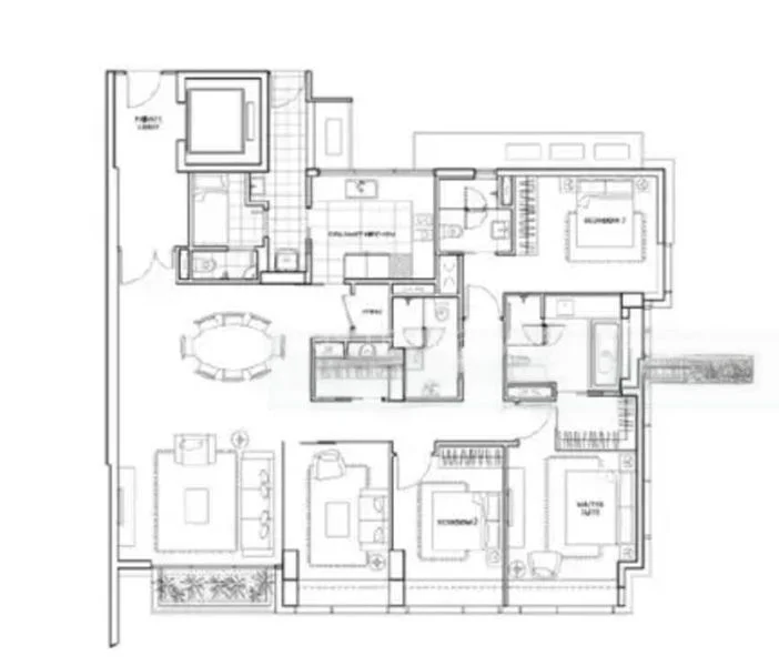 4 Bed Apartment (Condo) for Sale in Saint Regis Residences Singapore - Image 12