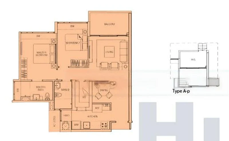 2 Bed Condo for Sale in Waterfront Waves - Image 14