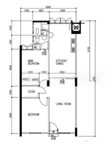 3 Room (3NG) HDB for Rent in  746 Yishun Street 72 - Image 13