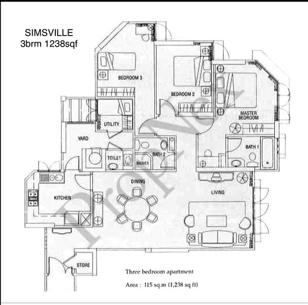 3 Bed (Condo) for Rent in  Simsville - Image 7