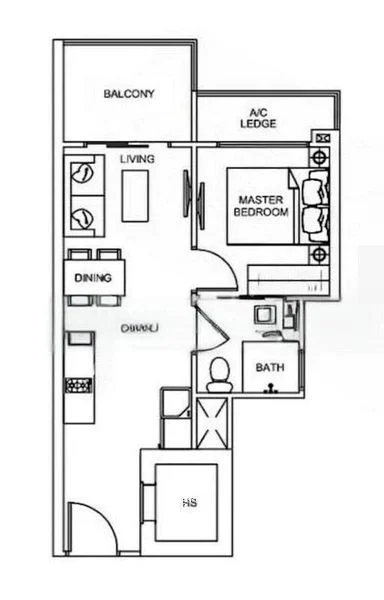 1 Bed Apartment (Condo) for Sale in  Novena Regency - Image 7
