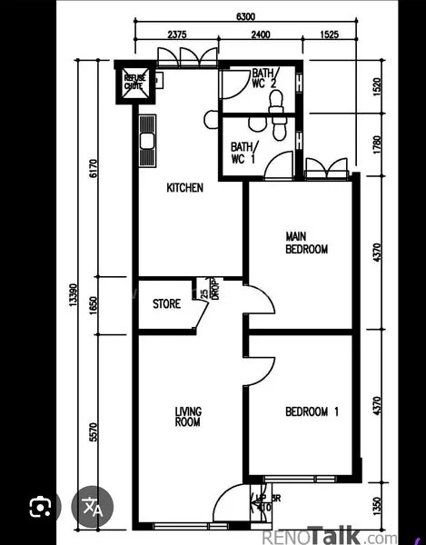 3 Room (3A) HDB for Rent in  157 Mei Ling Street - Image 6