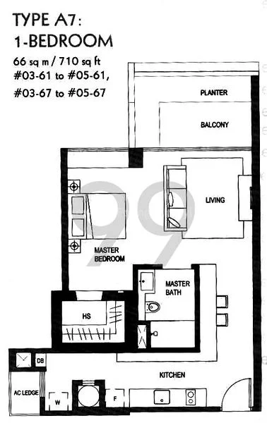 1 Bed Condo for Sale in  The Minton - Image 7
