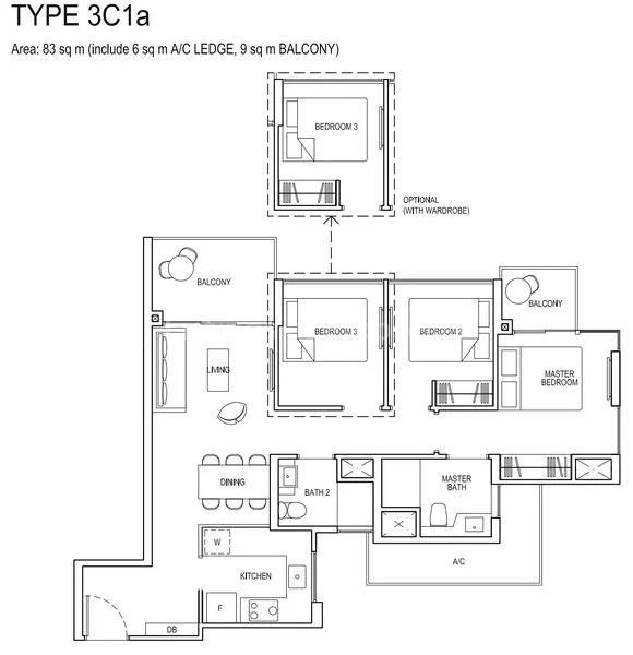 3 Bed Condo for Sale in Grandeur Park Residences - Image 11