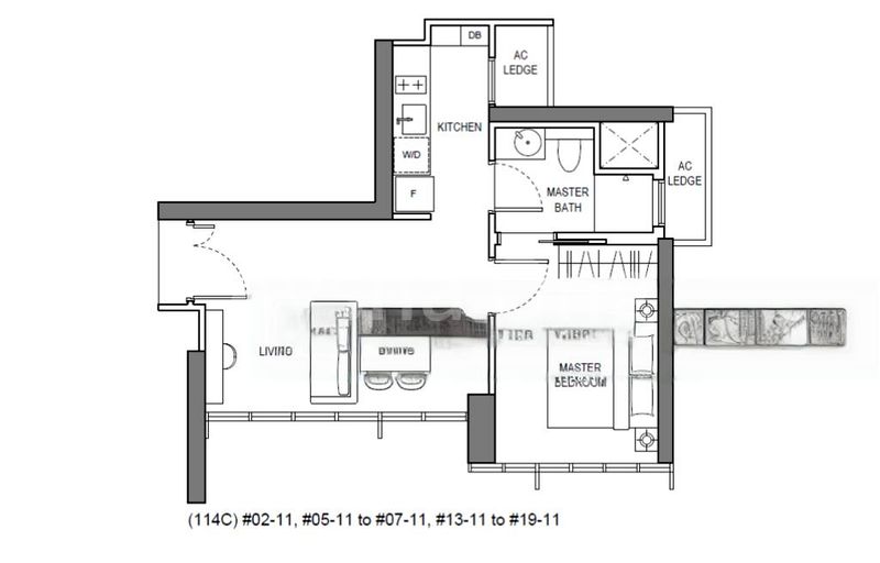 1 Bed Condo for Rent in  Liv @ MB - Image 8