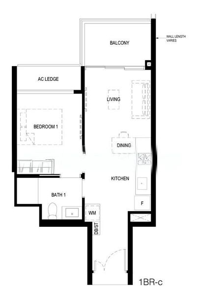 1 Bed Condo for Rent in  Normanton Park - Image 5