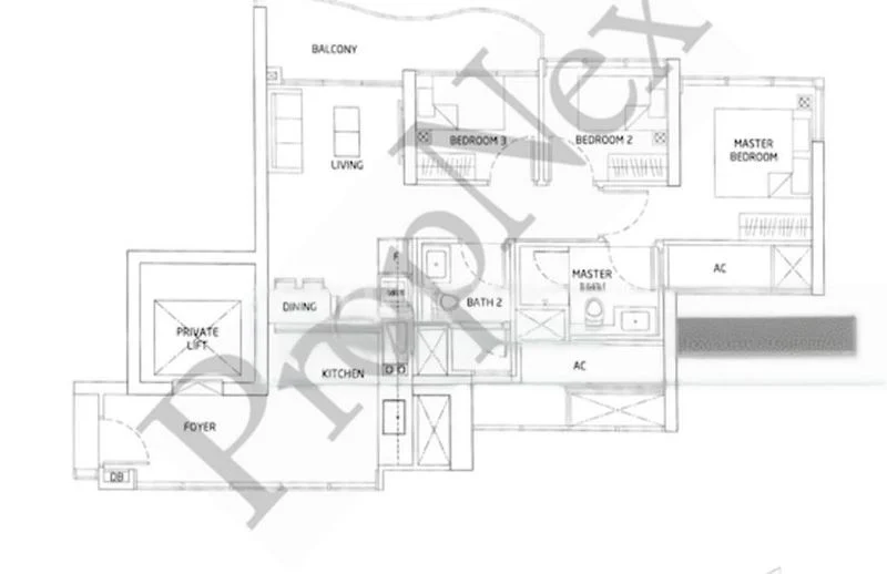 3 Bed Condo for Rent in Queens Peak - Image 8