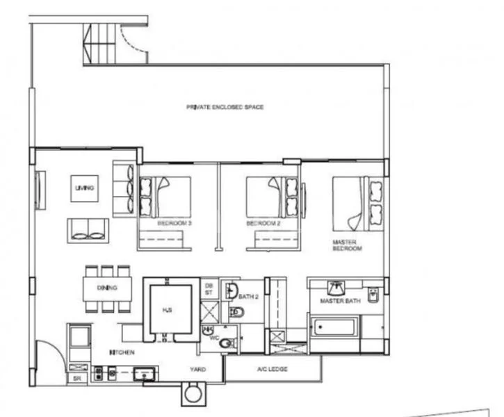 3 Bed (Condo) for Rent in  The Peak @ Balmeg - Image 17