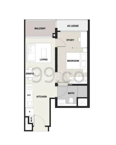 1 Bed Apartment (Condo) for Rent in Clavon - Image 10