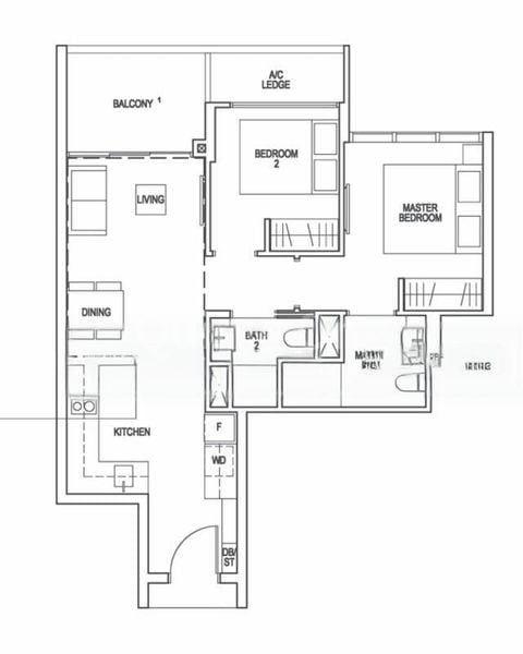 2 Bed Condo for Rent in  Riverfront Residences - Image 11