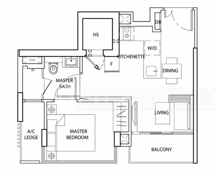 1 Bed Condo for Sale in  The Line @ Tanjong Rhu - Image 12
