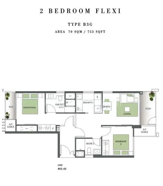 Master Room (Condo) for Rent in  Botanique At Bartley - Image 4