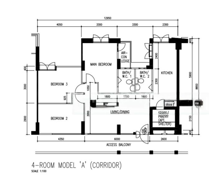 4 Room (4A) HDB for Sale in  203A Compassvale Road - Image 9